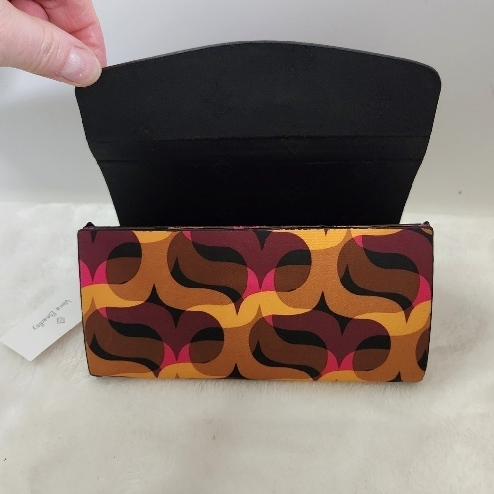 Vera Bradley Modern Lights Foldable Triangle Sunglasses Hard Case - Picture 4 of 8